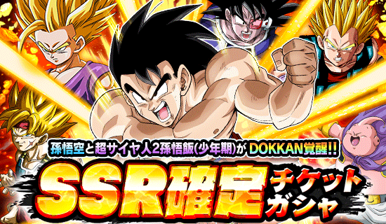 Ssr確定 天下一ガシャ News Dbz Space Dokkan Battle Japan