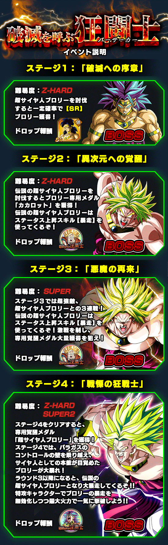 超激戦イベント開催 破滅を呼ぶ狂闘士 News Dbz Space Dokkan Battle Japan