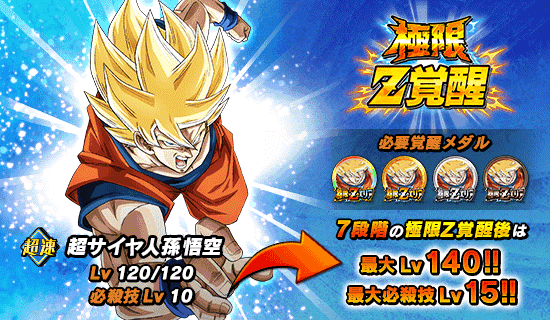 極限z覚醒情報 News Dbz Space Dokkan Battle Japan